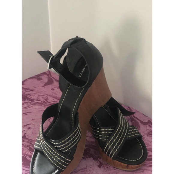 STYLE & CO Women's Black Wedge Shoe 8.58 - Picture 5 of 8